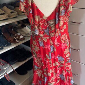 Wayf Floral 'Chelsea' Tiered Ruffle Maxi Dress